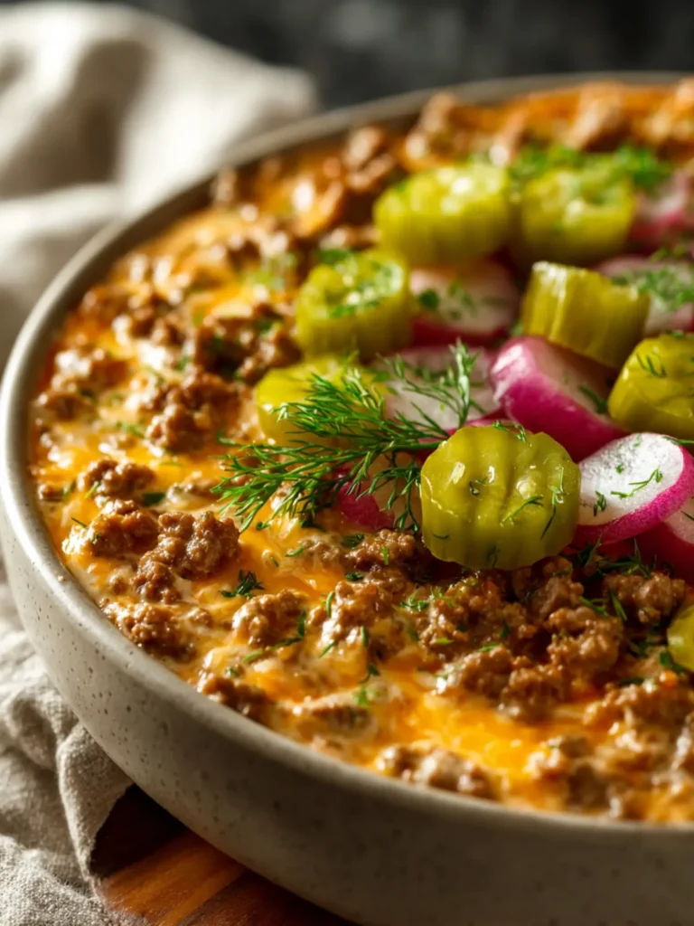 Viral Crockpot Big Mac Dip: Easy Beefy Party Appetizer First Image