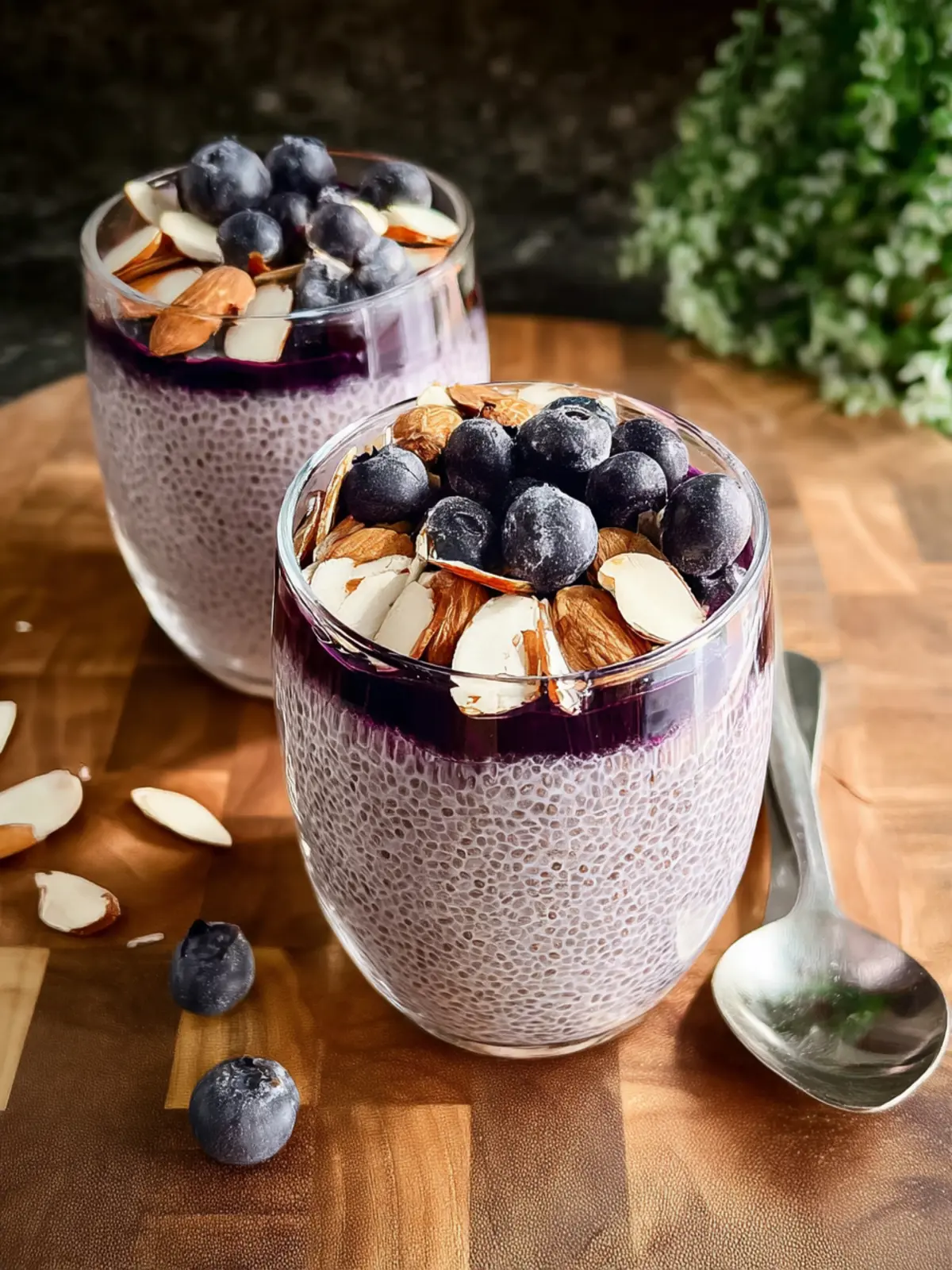 Blueberry Vanilla Almond Chia Pudding First Image