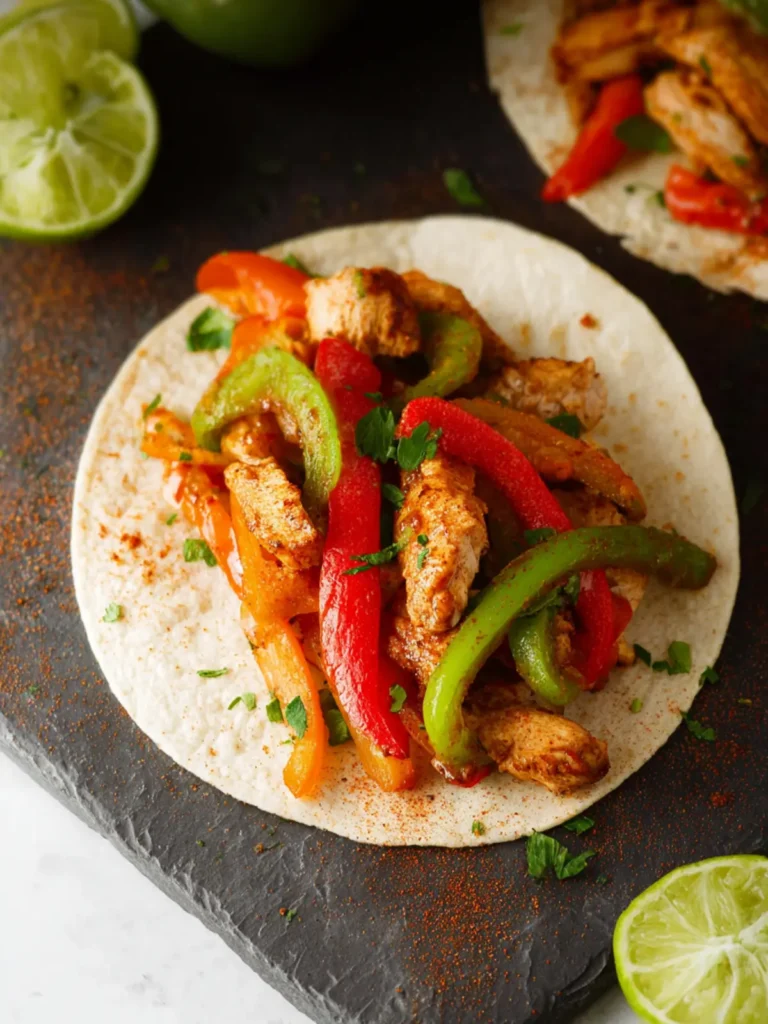 Easy Chicken Fajitas First Image