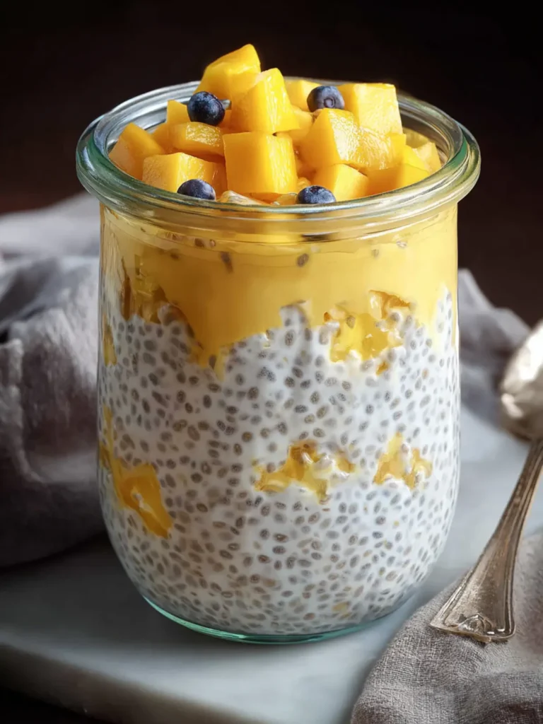 Mango chia overnight oats First Image