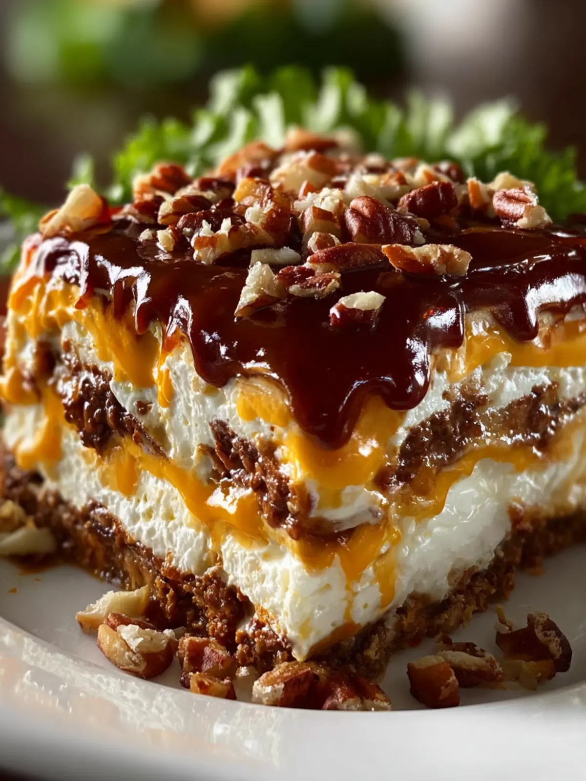No-Bake Turtle Lasagna First Image