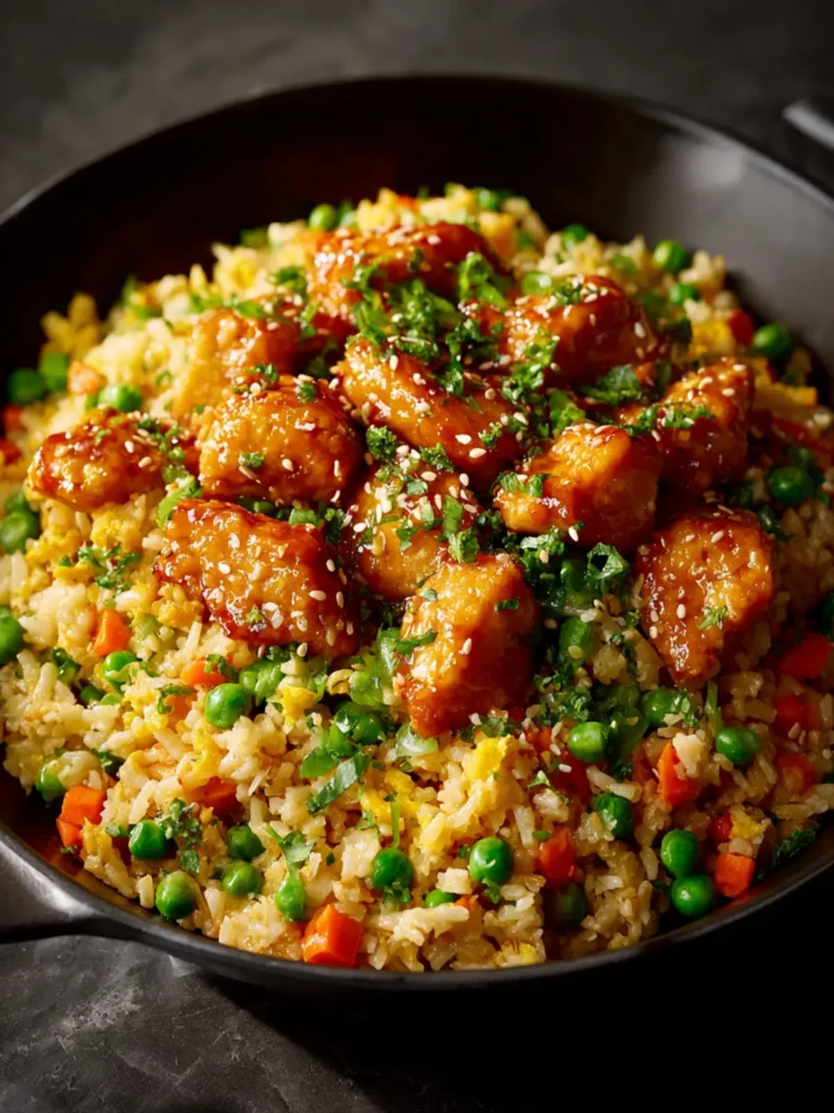 Trader Joe's Orange Chicken Fried Rice Skillet First Image