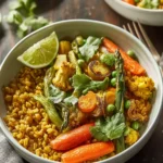 Coconut Curry Veggie Farro Bowl: A Flavorful Delight First Image