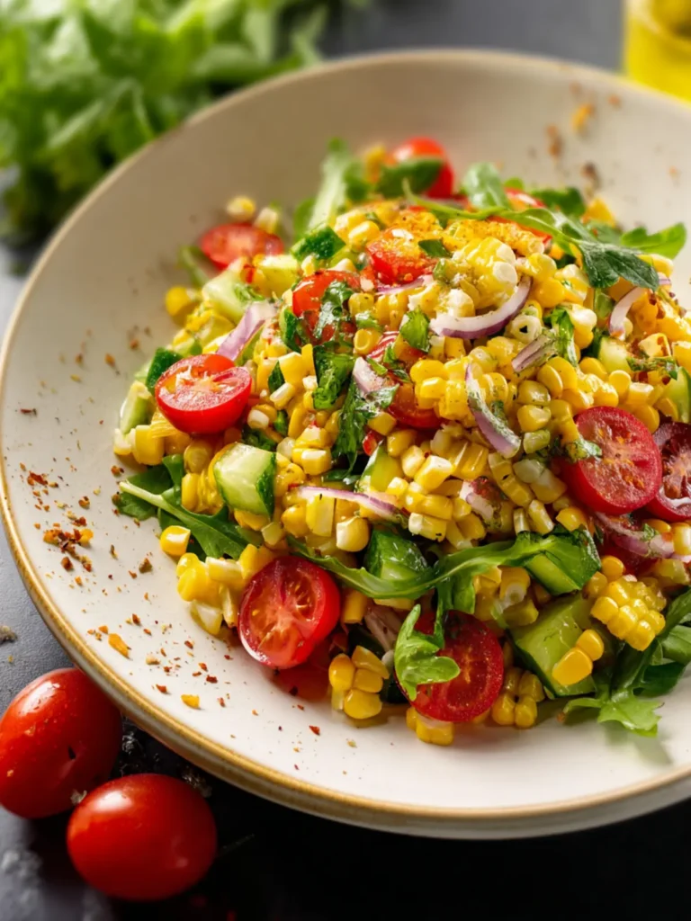 Corn Salad Recipe First Image
