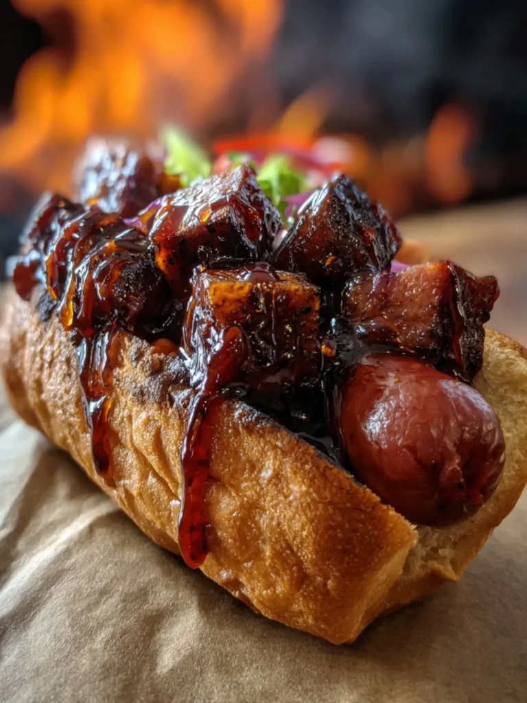 Hot Dog Burnt Ends First Image