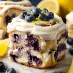 Lemon Blueberry Rolls with Cream Cheese Frosting First Image