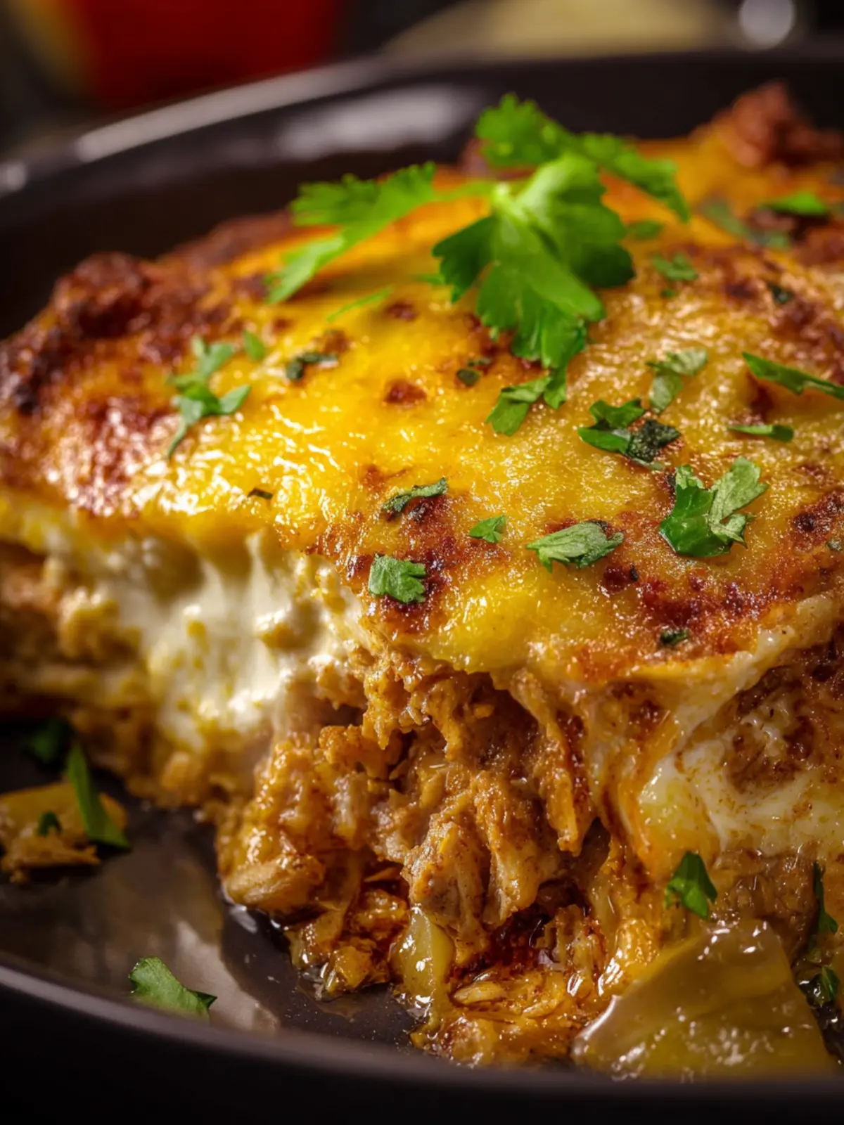 Slow Cooker Enchilada Casserole Is Cozy Comfort With No Fuss First Image